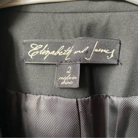 Elizabeth and James Black and Blue Sequin Blazer - Picture 2 of 5